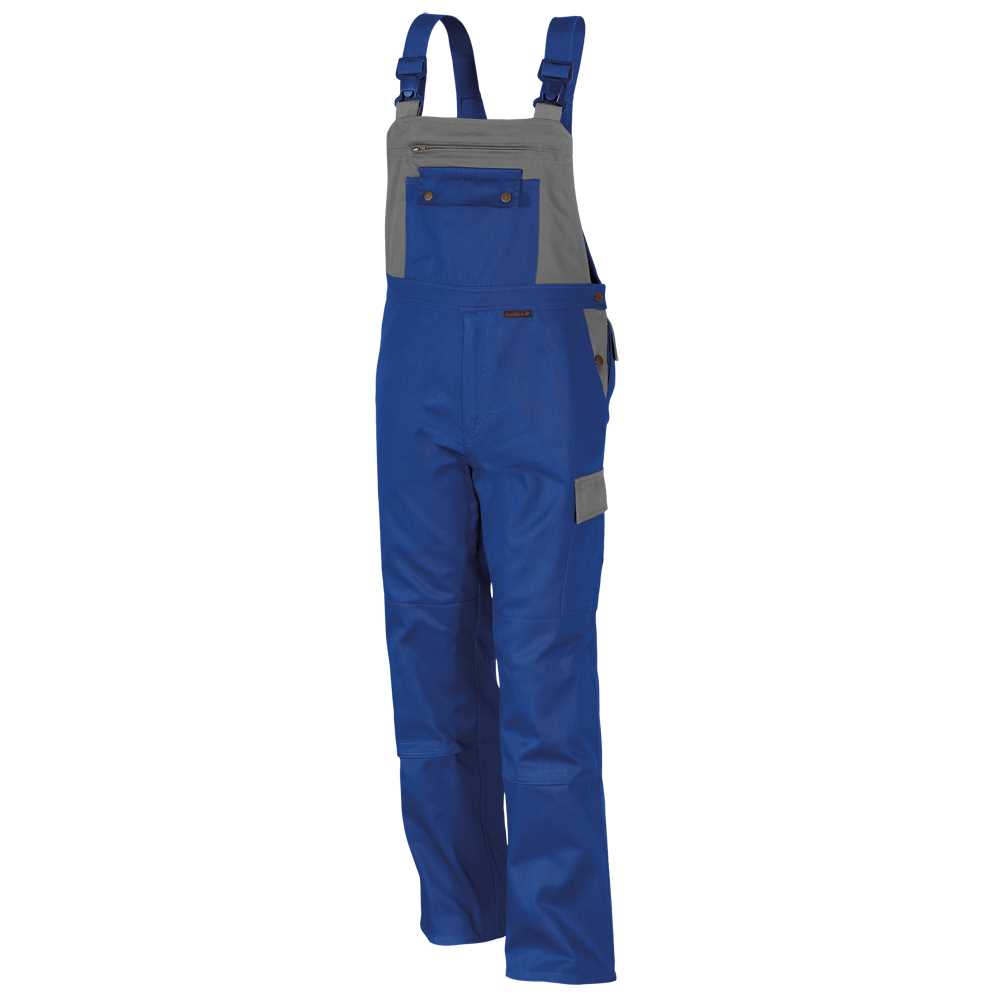 Latzhose, MG 300,, Nr. 40037-28-42, Seite: 11, Farbe: kornblau/grau, Größe: 110