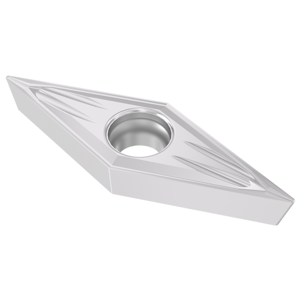SECO Negative Wendeplatte VBMT, Rostfrei, ISO-Bereich M, ISO-Code: VBMT160404, Geometrie: M3