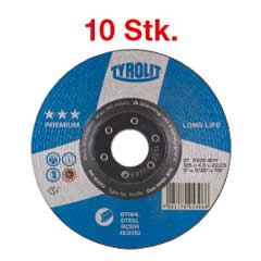 10 Stk. Schruppscheiben Premium x7mm A30S-BFX,für Stahl