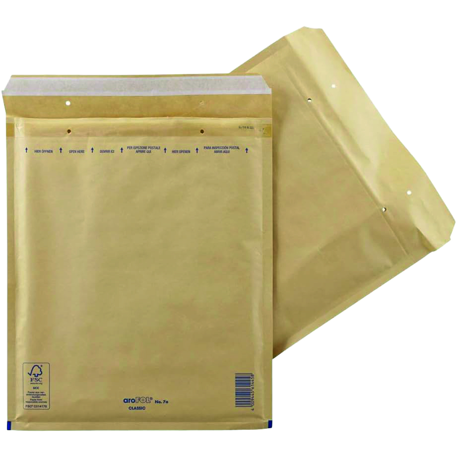 Luftpolstertasche,braun