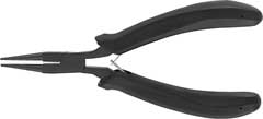 Elektro-Rundzange CLASSIC 125mm brüniert extra feine Spitze,mit Feder