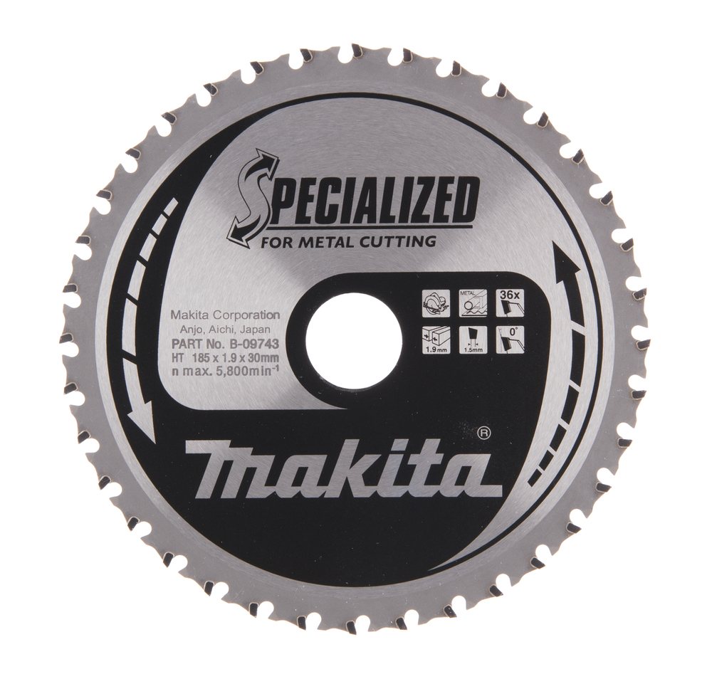 HM-Sägeblatt 185mm,30mm Bohrung,36 Zähne SPEEDYCUT