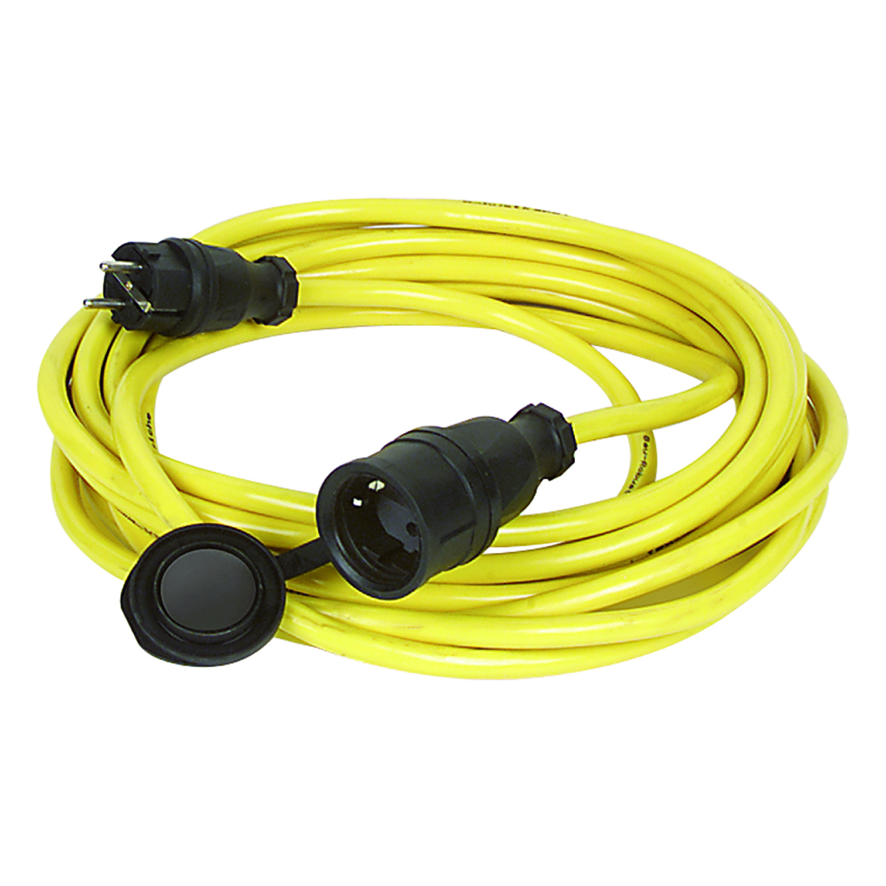 Verlängerungskabel 230V/16A Baurobust K35,IP44,Stecker-und Kupplung