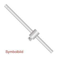 Gleitgriff 1/4" 115mm Chrom-Vanadium mattverchromt
