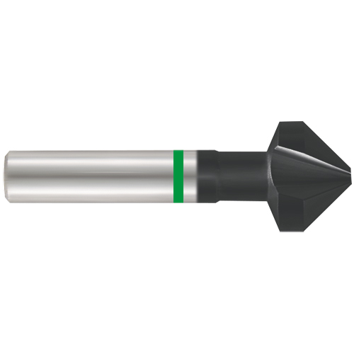 Kegelsenker HSS-TiALN DIN355C Winkel 90°, Z3, Zylinderschaft für Niro