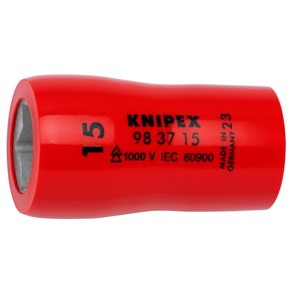 KNIPEX Steckschlüsseleinsatz 3/8", Schlüsselweite: 15