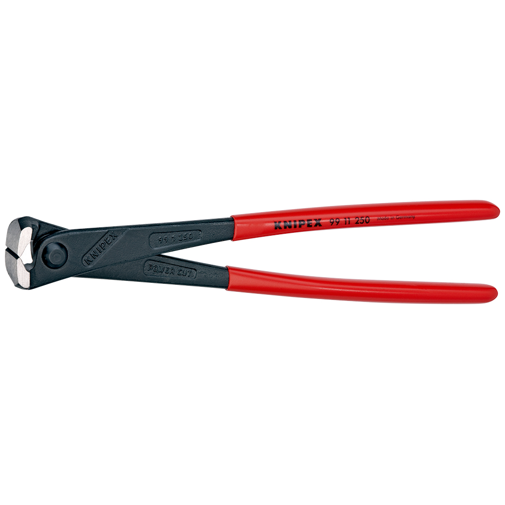 Kraft-Monierzange 250mm,PVC Griff,atram. schwarz, poliert, KNIPEX