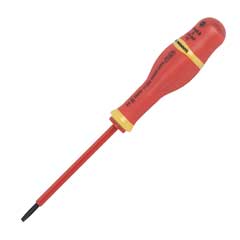Schlitz-Schraubendreher 1000V, EN 60900,Facom-PROTWIST, Breite der Klinge: 2,5mm, Länge der Klinge: 75mm
