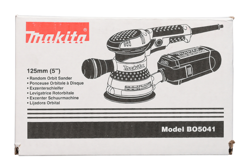 Exzentertellerschleifer BO5041 Vario 125mm Ø,mit Staubsack,Haftklett