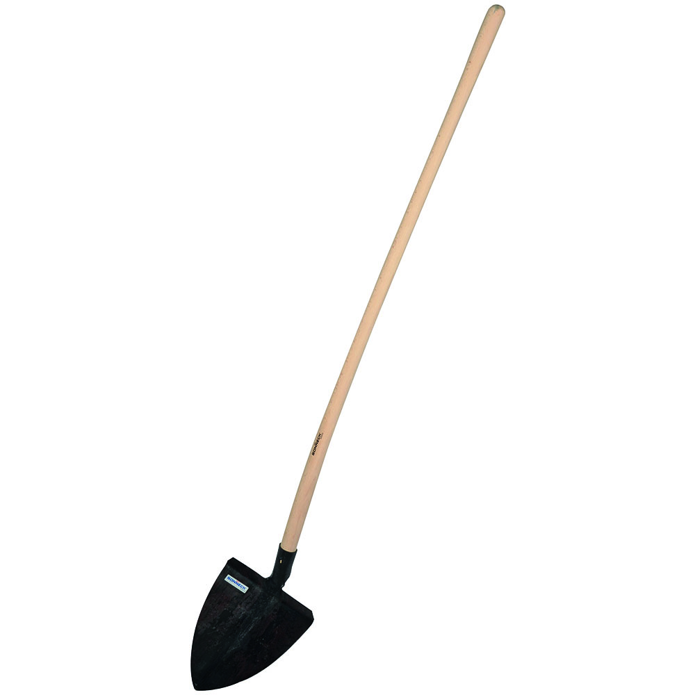 Schotterschaufel 270x280mm geschmiedet spitz,mit Federtülle