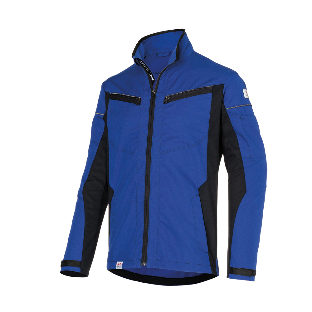 Bundjacke,, INNOVATIQ 1230,65% PE,35% BW,ca.295 g/m², Farbe: kornblau/schwarz, Größe: XS