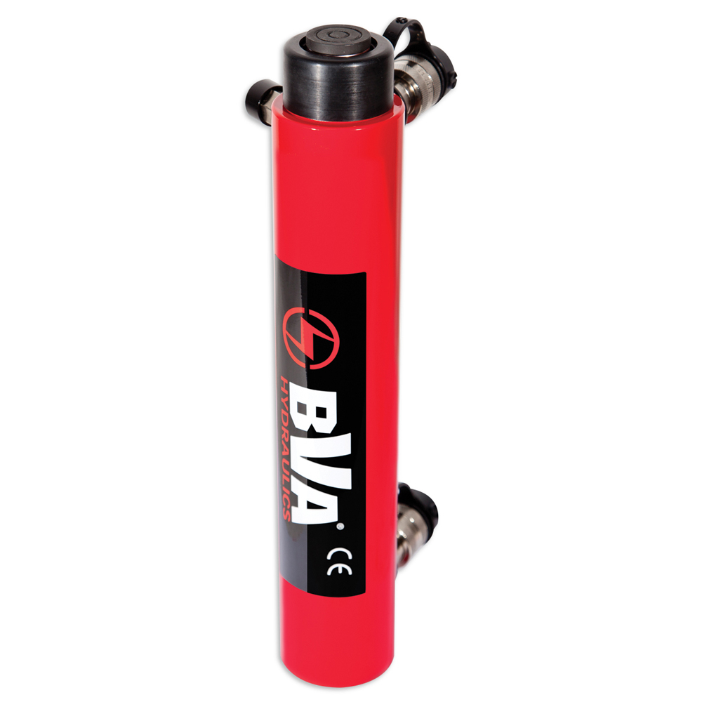 Premium Zylinder, doppelwirkend,mit Kupplung, Druckkraft in Gewichtsangabe: 10t, Hub: 255mm