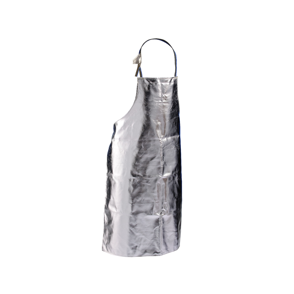 Hitzeschutz-Latzschürze, aluminisiert 80x100 cm