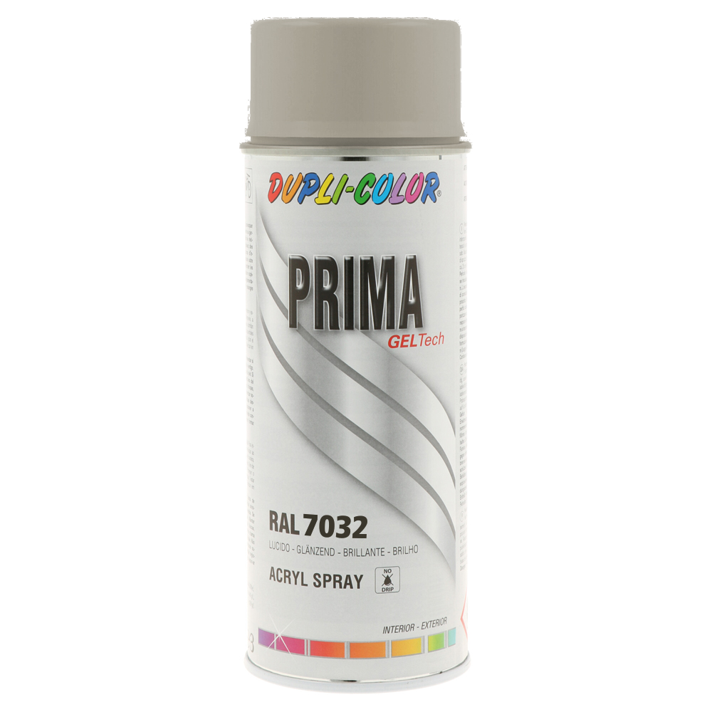 Lackspray glänzend 400ml, schnelltrocknend,abriebfest, Farbe: RAL 7032 | kieselgrau