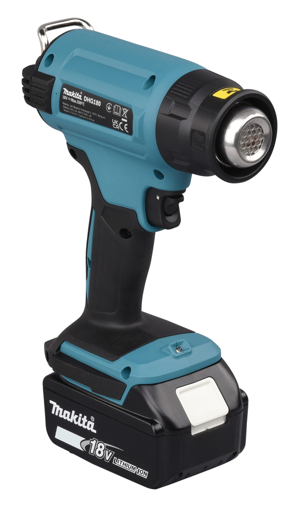 Akku-Heißluftgeb.MAKITA DHG180RT1J 18V max.550°,5Ah Akku,Koffer u.Ladegerät