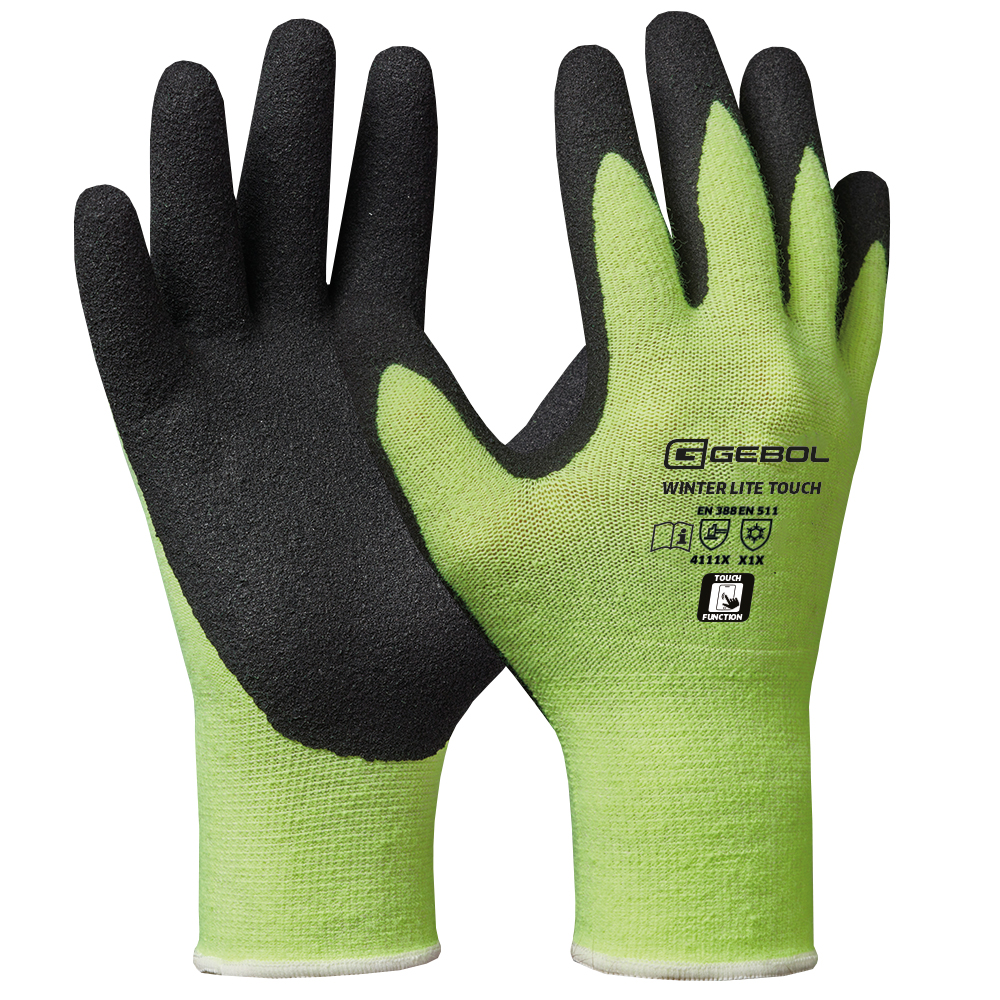 Winterhandschuh Lite Touch, EN 388 4.1.1.1.X CE Cat.II, EN 511 X.1.X, Größe: 8