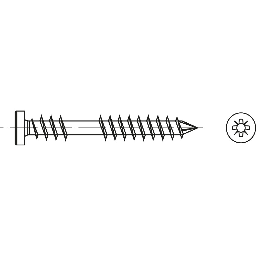 SPAX Terassenschraube TX-25 A2 ROSTBESTÄNDIG