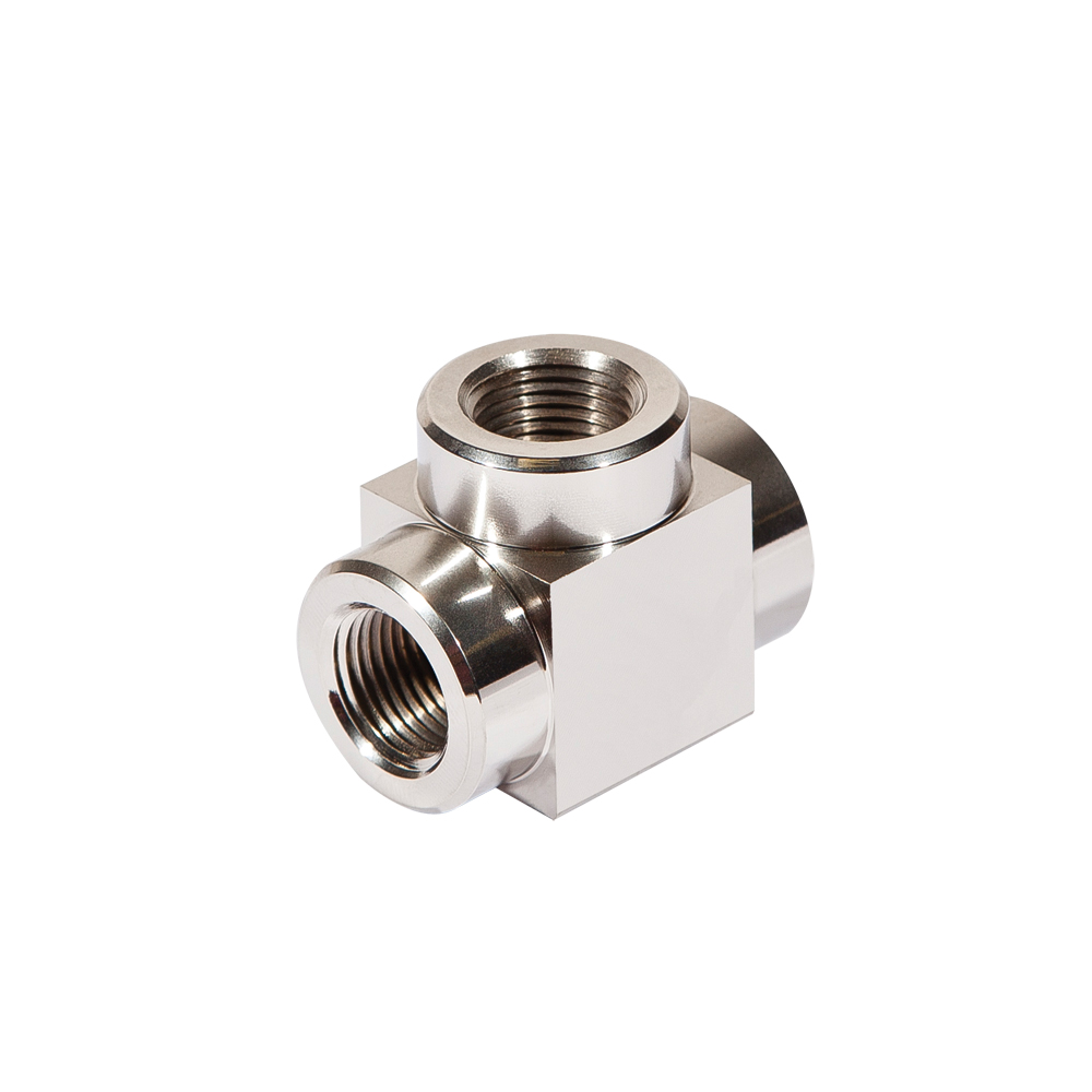 3 Wege T-Verbinder 3/8" NPTF nur Weiblich