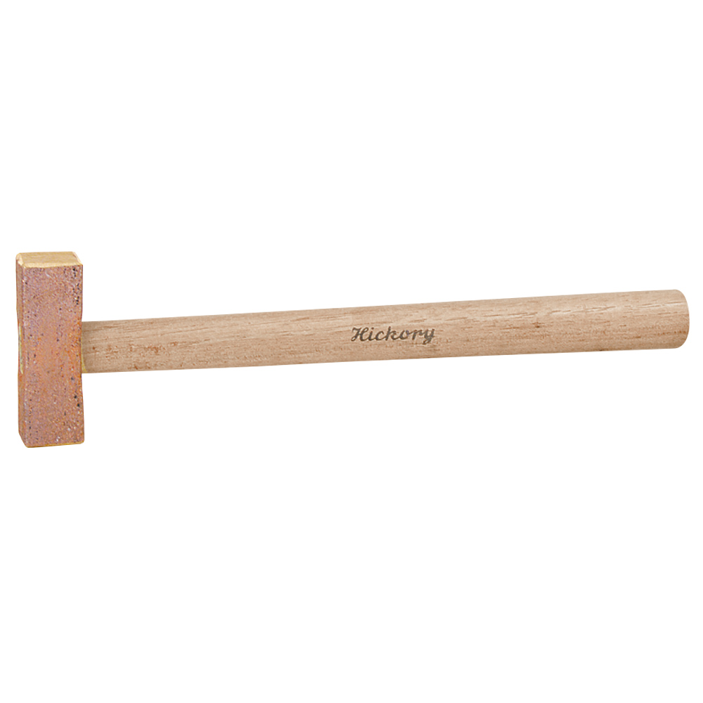 Kupferhammer mit Hickorystiel, Vierkantform, Nettogewicht: 250g