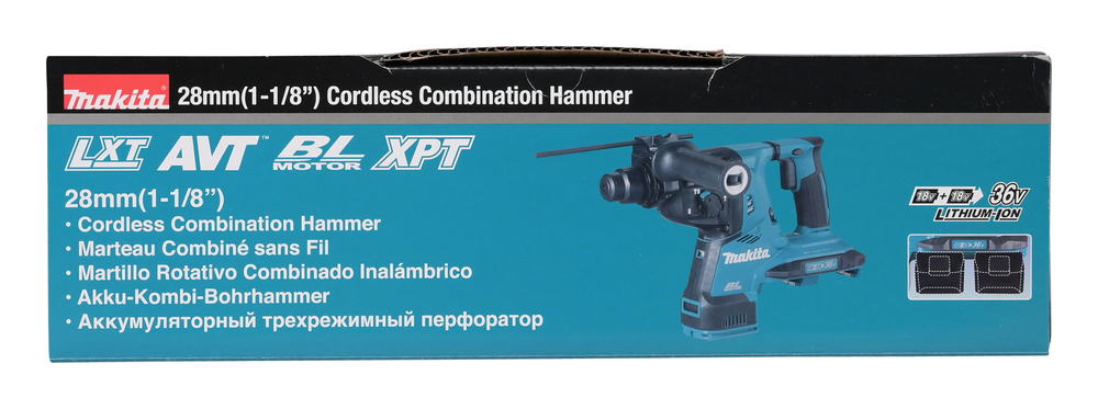 Akku-Bohrhammer DHR280Z 2x18V 2,8J ohne Akku,Ladegerät,Koffer
