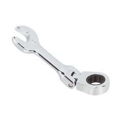 Gabel-Ring-Ratsch-Gelenkschlüssel 13mm CrV,180° kippbar,72Z