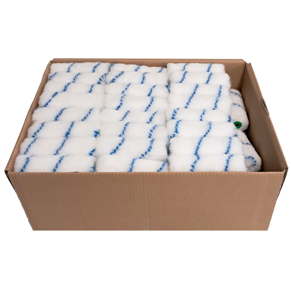 100 Stk. Farbroller Nylon 100 mm gefast 14 mm Flor