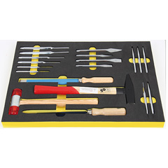 Schubladen-Werkzeugmodul Hammersatz PermaPor 495x330x35mm