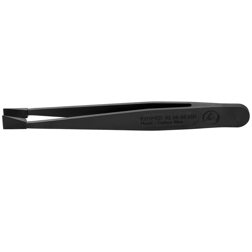 KNIPEX Kunststoffpinzette ESD, schwarz