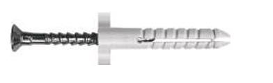 Nageldübel Flachkragen N-Z , Senkschraube A2K verzinkt Pozidriv-KS , Durchmesser: 5mm, Länge des Dübels: 30mm