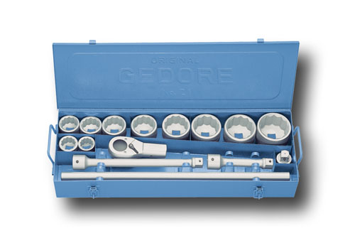 Steckschlüssel-Satz 1" 15-tlg UD-Profil 36-80 mm, D 21 EMU-10