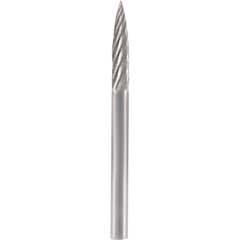 Kleinform-Fräser "G" Geschossform Schaft 3mm,aus Vollhartmetall
