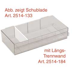 16 Stück Unterteilungen 57/135,glasklar zu Kleinteilmagazin