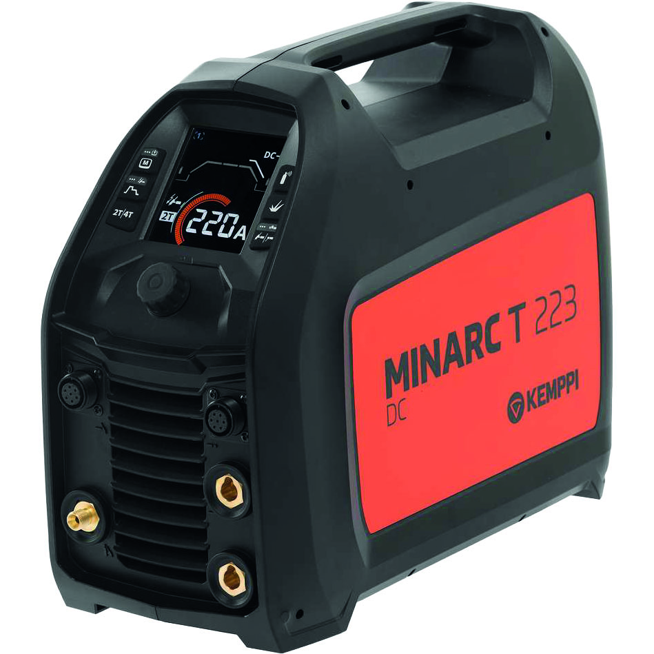 Schweißinverter MINARC DC223  8m Brenner Gasschlauch,Tragegurt u. Massek.