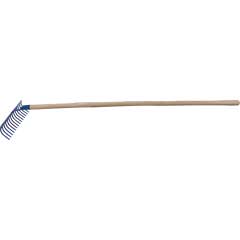 Schotterrechen 14Z/470mm mit Stiel schwere Ausführung