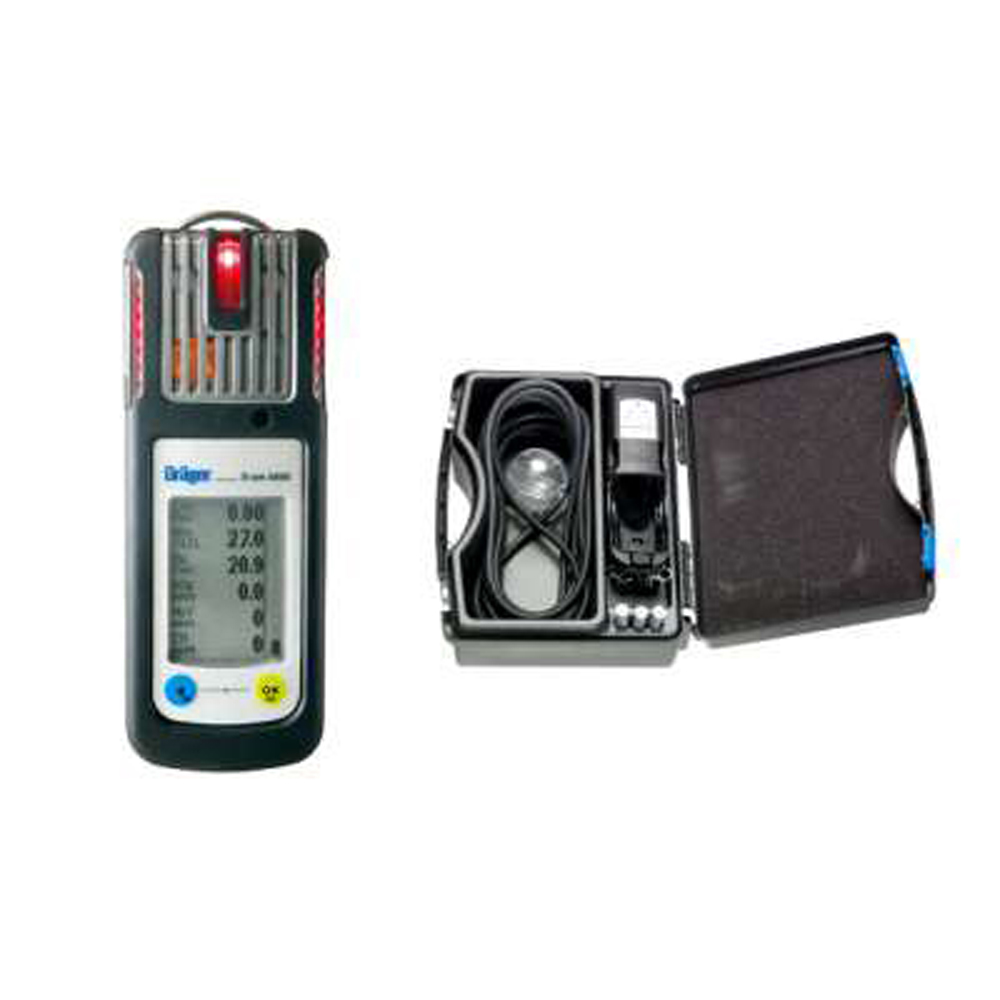 Abwasser-Kanal-Set Dräger X-AM 5600 Gas Gerät,Akku-Ladetechnik,Koffer,Schlauch