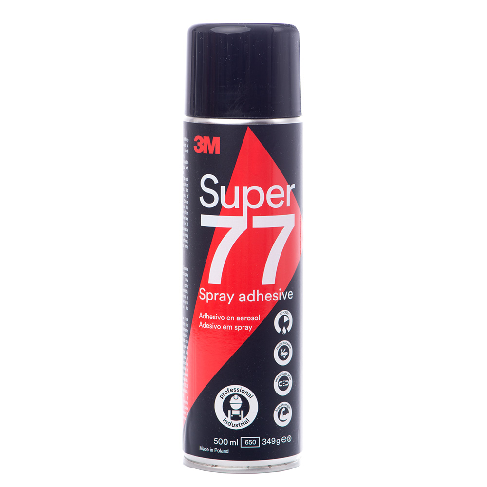 Sprühkleber 500 ml 3M Nr. 77,Sprühdüse verstellbar,klebt fast alles