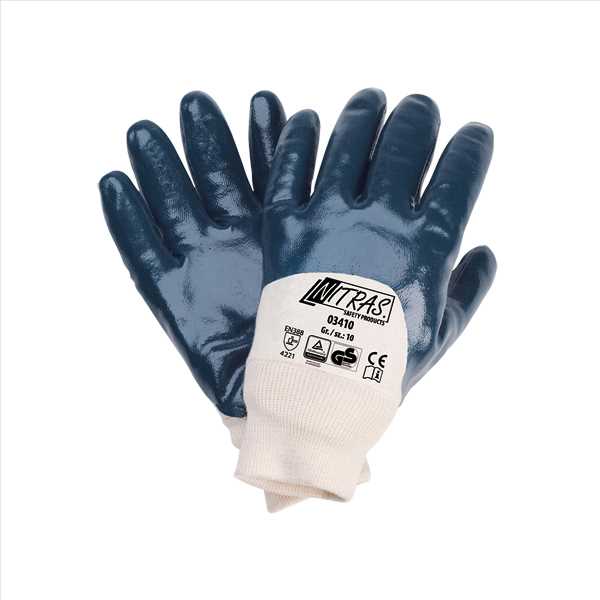 Strickhandschuh Nitril 3410 blau