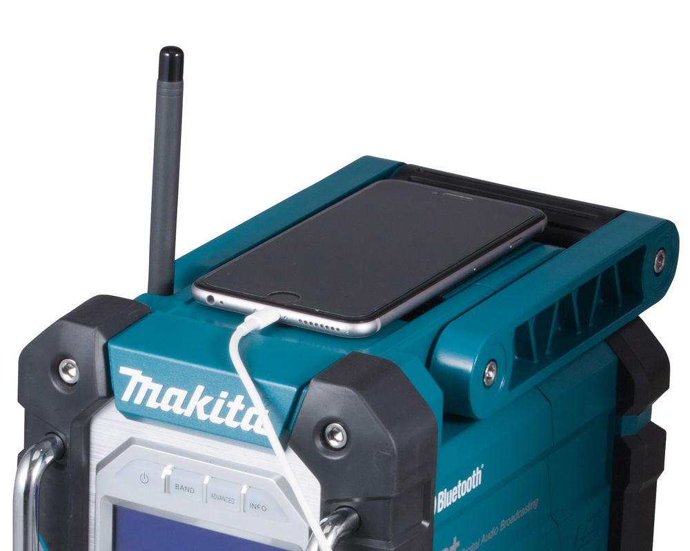 Akku-Radio DMR112 7,2-18V DAB/DAB+ ohne Akku,Antenne,IP64,Netzgerät