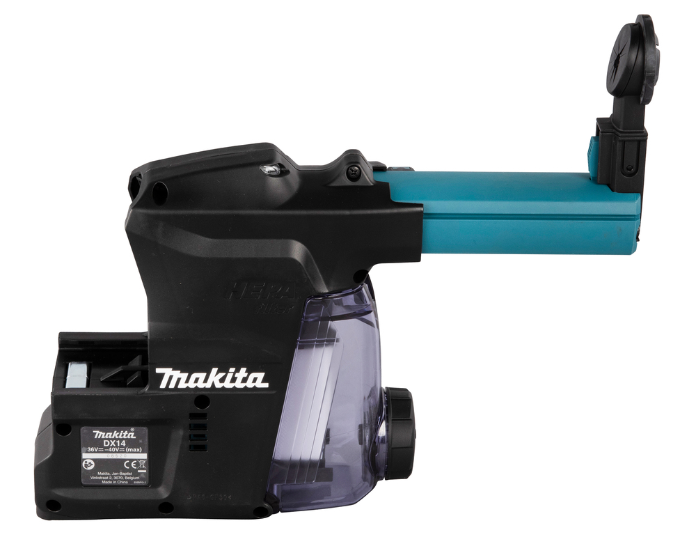 Staubabsaugung MAKITA DX14 für XGT HR002 Bohrhammer-Zubehör mit HEPA-Filter