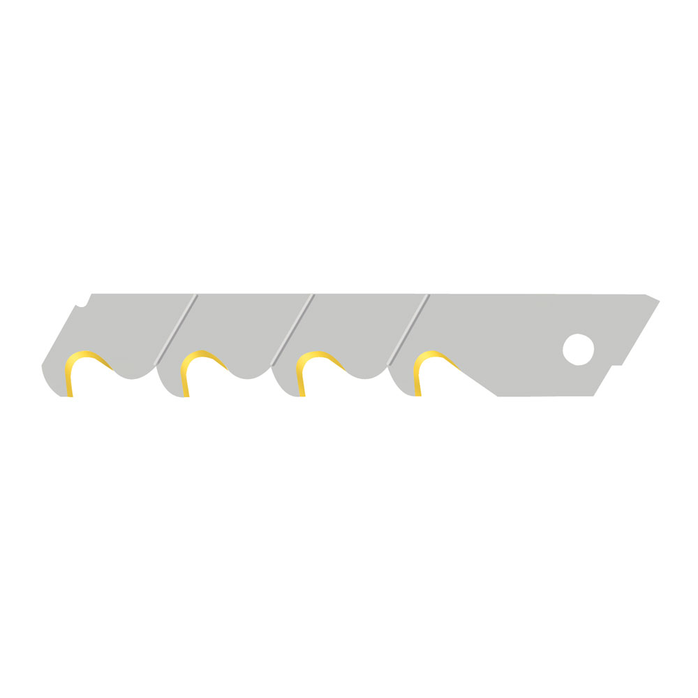 10 Stück TIN-Hakenabbrechklinge 18x0,5mm Longlife,extra scharf