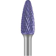 TiALN-HM Fräser,Form F,6mm Schaft,RBF,mit Super-Verzahnung