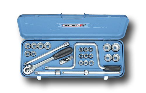 Steckschlüssel-Satz 1/2" 25-tlg 10-32 mm D 19 TMU-10
