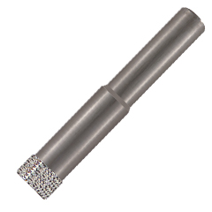 Diamant-Bohrer 6mm Ø,67mm lang,SW 9mm Schaft zum drehenden Bohren