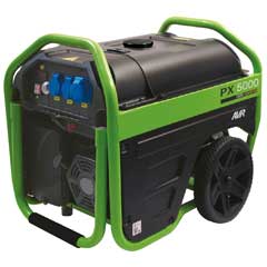 Benzin-Stromerzeuger PX5000,230V 2,7kW 3,0kVA,Handstart