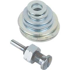 Spanndorn 6mm für 100-150mm Polier-und Reinigungsscheibe,mit 6 Spannscheiben