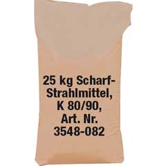 Scharfstrahlmittel 150-250my,25kg,K80 Korngrösse,für HANDY-BLAST