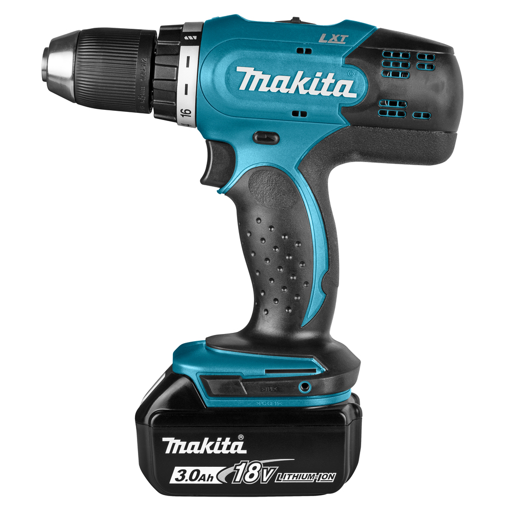 Akku-Bohrschrauber DDF453RFE/2G/18V 13mm R+L,0-1300 U/min,2Li-IonAkkus,Koffer