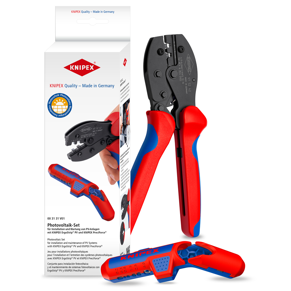 KNIPEX-SET ErgoStrip® PV & PreciForce®