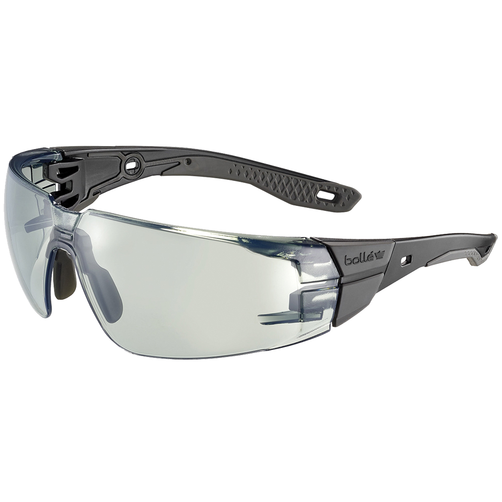 Schutzbrille RUSH+ 2.0 Welding, grau getönt EN 16321, Scheibe: PC grau W1,7 CT 1 KN CE
