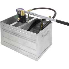 Druckprüfpumpe 0-60 bar Komplettsatz mit Druckschlauch und Manometer